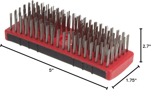 Red Devil 4166 7-Inch Soft Grip Stainless Steel Scrub Brush...