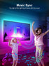 GIPOYENT TV LED Lights, 13.1ft TV LED Lights for 40-65 Inch, LED TV Behind with Bluetooth Function - RGB Color Changing Light Strip for Home Theat...