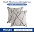 MIULEE Pack of 2 Decorative Throw Pillow Covers Cute Woven Textured Chenille Cozy Modern Concise Soft Beige Square Cushion Shams for Bedroom Sofa ...