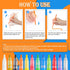 ANTIKE 12 Colors Washable Acrylic Markers Paint Pens Set with 104 Stencils,Acrylic Paint Pens for Rock Painting,Metal,Plastic,Ceramic,Canvas,Wood,...