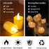 12 Pack Flameless Tea Lights Candles, Battery Operated LED Tea Light in Warm White,Flameless Flickering Romantic Wedding Candles for Festival Part...