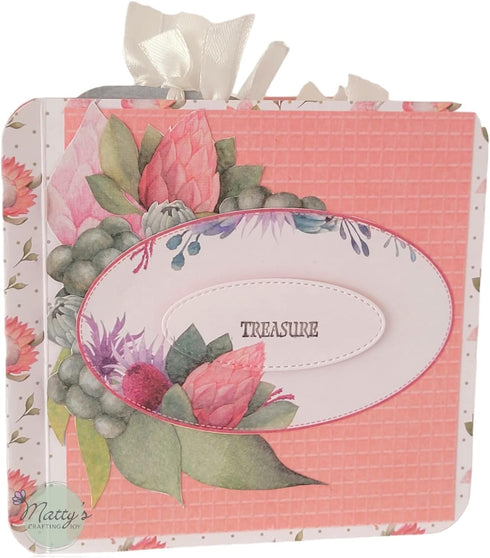 Matty's Crafting Joy Floral Grace 12x12 Double Sided Scrapbook Cardstock Paper Pad, 24 Floral Designer Patterned Paper Pack...