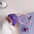 3D Cute Cartoon Charger Protector Case - Compatible for Apple 20W USB-C Power Adapter and Lightning Cable (Purple Patrick)...