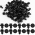 100pcs - 10mm Nylon Clips Plastic Push Type Rivet Retainer Fastener Bumper Pin Fender Flare Compatible with Honda Acura...