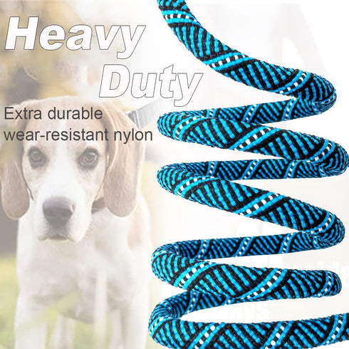 Long Rope Leash for Dog Training 12, 15, 22, 30, 50, 75, 100ft Check Cord Recall Agility Lead Tie Out Dog Line for Medium Small Dogs, Great for Ou...