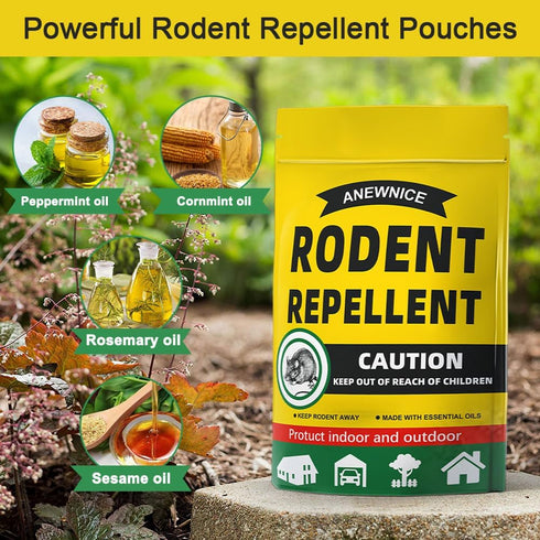 Rodent Repellent, Peppermint Mouse Repellents Outdoor,Rat Repellent for House/Car/RV/Boat/Garage/Shed/Cabin,Mice Repellent for Car Engines,Mouse R...