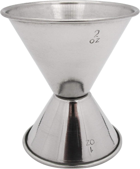 Hudson & Lane Stainless Steel Cocktail Barware Double Measuring Jigger 1 oz x 2 oz...