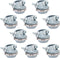 10pcs 3/4Inch Clamp Type Cable Connectors for Metallic Conduit Protect Cables Silver...
