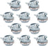 10pcs 3/4Inch Clamp Type Cable Connectors for Metallic Conduit Protect Cables Silver...