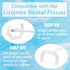 Ultraclean Access Flosser Refill Heads Snap-On Dental Flosser Refill Heads for Proper Oral Care & Hygiene 110PCS...