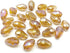 60PCS 8x12mm Crystal Glass Teardrop Beads, Vertical Hole Faceted Spacer Beads for DIY Jewelry Making...