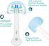 Cagu Three-Sided Toothbrush Heads with Tongue Brush Compatible with Philips Sonicare Replacement Brush Head, U-Shaped Brush Head Fits All Philips ...