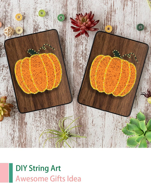 BAZIMA DIY String Art Kit for Beginner, DIY Pumpkin Craft Kit,Unique Gift,Craft Kit for Holidays......