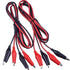 EBOOT 1M Electrical Test Set with Alligator Clips Double-ended Jumper Wires for Electrical Testing (2 Groups)...