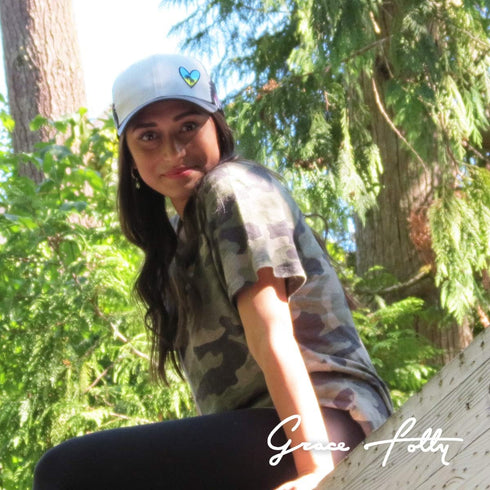 Grace Folly Beach Trucker Hats for Women- Snapback Baseball Cap for Summer...