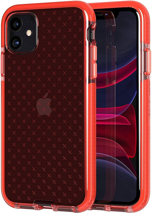 tech21 Evo Check Phone Case for Apple iPhone 11 with 12 ft. Drop Protection Coral...