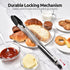 Heat Resistant Silicone Kitchen Tong: U-Taste 16 inch Extra Long Large 480ºF Hot Proof Cooking Tong with Sturdy Non Stick Rubber Tips & Non Slip S...