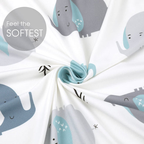 Stretchy Ultra Soft Fitted Bassinet Sheets 2 Pack, Universal Fitted Sheets for Rectangle, Oval, or Hourglass Bassinet Mattresses or Changing Pads,...