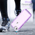 ORIbox iPhone 7/8/SE 2022 Compatible Case, Crystal Purple, Heavy Duty Shockproof Clear Case with Camera Protector...