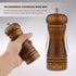 Pepper Grinder - 8 inch Pepper Mill Oak Wooden Pepper Mill Grinder Refillable Grinder Pepper with Ceramic Grinding Mechanism Adjustable Coarse to ...