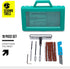 Segomo Tools 10 Piece Universal Flat Tire Puncture Repair Kit for Motorcycles, Cars, Jeep, Trucks, ATV | Motorcycle Tire Plug | Car Tire Repair Ki...