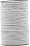 Mandala Crafts 2mm Elastic Cord for Bracelets Necklaces - 76 Yds White Elastic String Stretchy Cord for Jewelry Making Beading - Round Stretch Str...