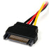 StarTech.com 6in SATA to LP4 Power Cable Adapter - F/M - Power adapter - SATA power (M) to 4 pin internal power (F) - 5.9 in - black - LP4SATAFM6I...