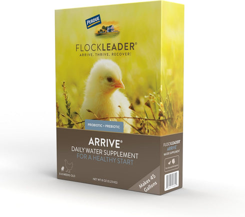 Arrive, Daily Probiotic & Prebiotic Water Supplement for Young Chickens 0-8 Weeks Old, 8 oz...