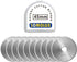 SOMOLUX Rotary Cutter Blades 45mm 10 Pack Refill Fits OLFA,DAFA,Truecut Replacement, Quilting Scrapbooking Sewing Arts Crafts,Sharp and Durable...