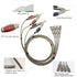 LCR Meter Test Leads BNC Male Plug Test Lead Kit Set, 4-Wire Kelvin Clip Alligator Electrical for Component Testing Clip...