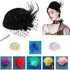 Fascinators Hats 20s 50s Hat Pillbox Hat Tea Hats Kentucky Derby Fascinators Cocktail Tea Party Headwear for Girl and Women...