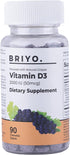 Vitamin d3 chewable Tablet - 2000 IU (50 mcg Per Serving) - Delicious Natural Grape Flavor, 90 Count...