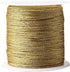 Pengxiaomei 218 Yards/656 Feet Metallic Cord Gold Twine, 2 Spool Gold Thread String for Bracelet Making Jewelry Making Thread Gold Craft String Ti...