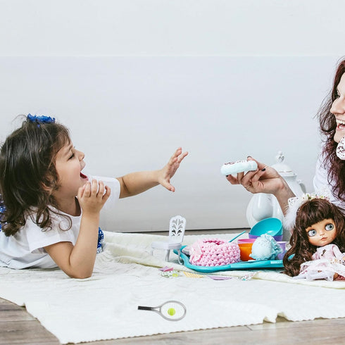 LIFKOME 1 Set Dollhouse Tennis Racket Miniature Tennis Racquet Kid Mini Tennis Toy Tool Toys Miniature Dollhouse Items Kidcraft Playset Mini House...