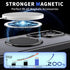 Magnetic Ring Case for Samsung Galaxy S22 Ultra/S23 Ultra, Shockproof Protection, 360° Rotatable Ring Stand, Compatible with MagSafe, Black...