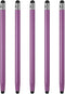 MECCANIXITY 5pcs Stylus Pens for Touch Screens Dual Rubber Tips Capacitive Stylus Universal Tablet Pen Sensitivity Precision, Purple...