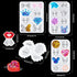 NiArt 8mm Straw Topper Epoxy Resin DIY Casting Silicone Mold Kit, 5 Molds with 14 Shapes Lip/Gear/Heart/Star/Crown/Diamond/Butterfly/Sunflower/Bir...