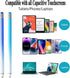Stylus Pens for Touch Screens 2 Pack iPad Pencil with 4 Extra Tips 2 in 1 Sensitivity & Precision iPhone Pencil,Capacitive Stylus Pen for iPad Pro...