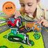 Magnetic Dry Erase Eraser for Whiteboard - 3 Pack Cute Design Construction Truck Set - Excavator, Dump Truck and Bulldozer - For Kids and Classroo...