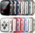 14 Pack Apple Watch Case with Tempered Glass Screen Protector for Apple Watch SE 40mm Series 6/5/4,Anotch Full Coverage Hard PC Protective Cover H...