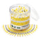 Kuject 160PCS Yellow Solder Seal Wire Connectors, Waterproof Self Solder Heat Shrink Butt Connector Solder Sleeve Electrical Butt Splice for Autom...