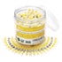 Kuject 160PCS Yellow Solder Seal Wire Connectors, Waterproof Self Solder Heat Shrink Butt Connector Solder Sleeve Electrical Butt Splice for Autom...