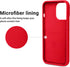 OTOFLY Designed for iPhone 14 Pro Case, Silicone Shockproof Slim Thin Phone Case for iPhone 14 Pro 6.1 inch (Red)...