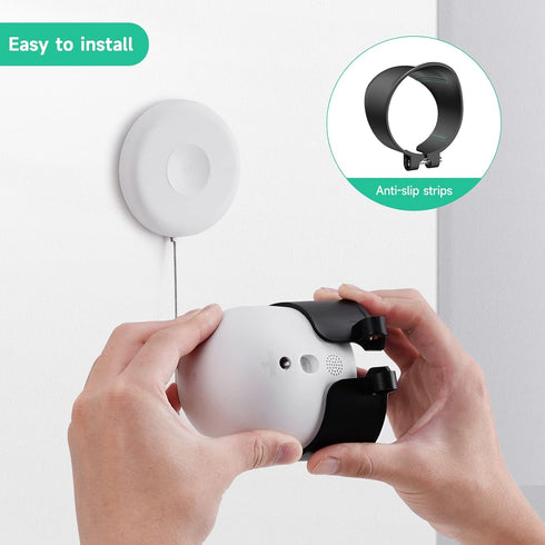 OLAIKE Anti-Drop and Anti-Theft Mount for Google Nest Cam Outdoor/Indoor,Battery-2nd Gen, Anti-Glare/Waterproof Nest Camera Mount Cover, Not Affec...