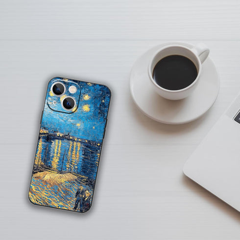Compatible with iphone 15 Case, Van Gogh Starry Night Over The Rhone Landscape Phone Case Cover...