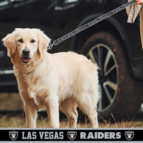 NFL PET Leash Las Vegas Raiders Dog Leash, Large Football Team Leash for Dogs & Cats. A Shiny & Colorful Cat Leash & Dog Leash Licensed by The NFL...
