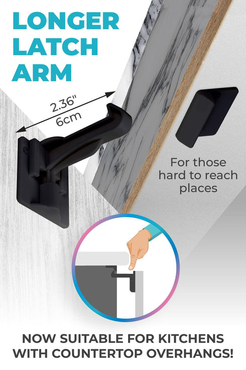 Invisible Cabinet Locks for Baby Proofing – No Tools Needed – Secure Drawers & Cabinets Instantly – 12 Pack...