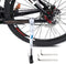 Bike Kickstand Kids- White Adjustable Rear Side Bicycle Aluminum Alloy Stand Kickstand Fit for 18" 20" Bike Kick Stand for Mountain Bike Road Bicy...