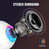 Wireless Bluetooth Speaker, Portable Speaker with 360° Surround Sound and LED Light Mode for Home, Outdoor, Festivals and Parties...