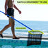 Pool Net - Pool Skimmer Net with Reinforced Frame without Pole, Larger Capacity Swimming Pool Leaf Skimmer Net for Cleaning, Firm Deep Rake Net wi...
